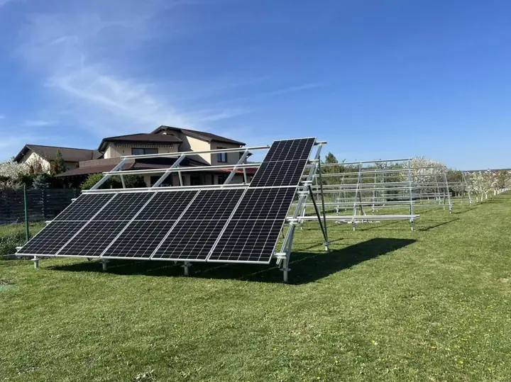 Sistem 20 kWp, montaj la sol – fotografia 3