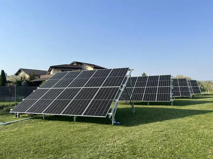 Sistem 20 kWp, montaj la sol – fotografia 4
